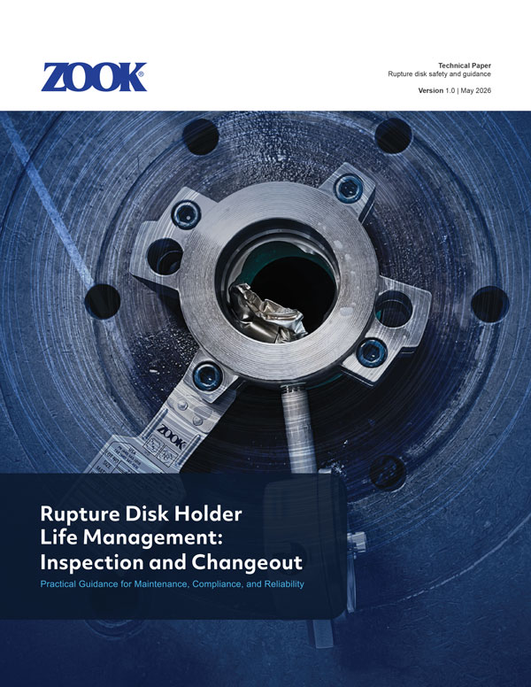Rupture Disk Holder Life Management Manual